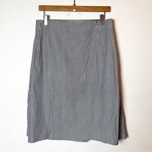 SZ 28 Lane Bryant Vertical Stripes Skirt